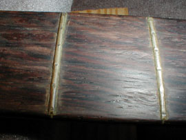 Divets and flat spots in the frets